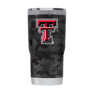 Texas Tech 20oz Red Raiders Black Tumbler - "Right On The Mark"