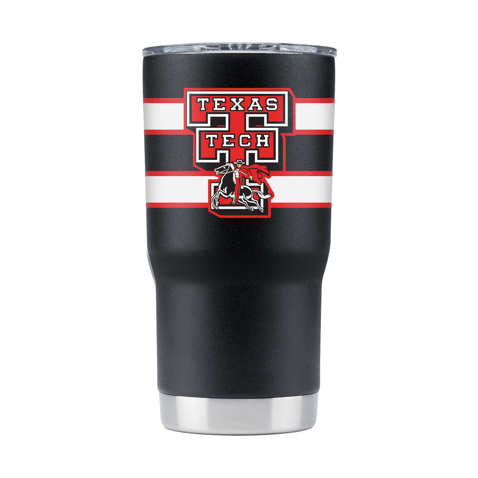 Texas Tech College Vault 20oz Black Tumbler