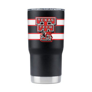 Texas Tech College Vault 20oz Black Tumbler