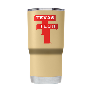 Texas Tech College Vault 20oz Gold Tumbler