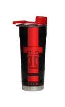 Texas Tech 100th Anniversary Black Stainless Steel Shaker Bottle