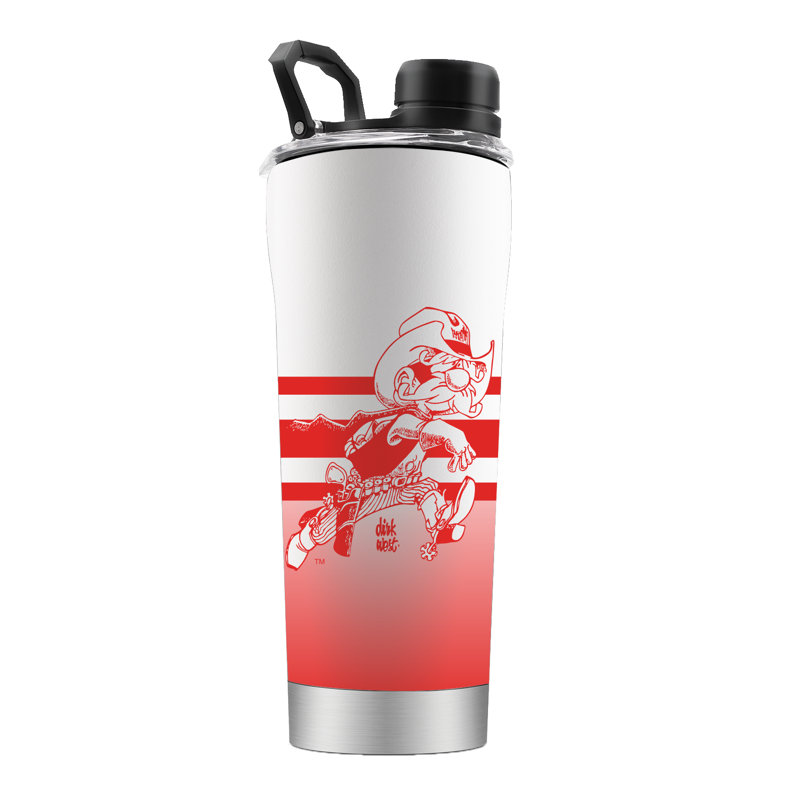 Texas Tech College Vault Stainless Steel Shaker