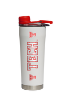 Texas Tech "Galvanized" Stainless Steel Shaker Bottle