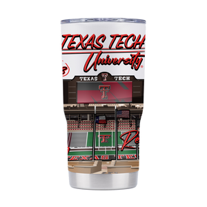 Texas Tech 20oz Campus Icons Tumbler