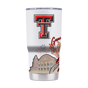 Texas Tech 20oz Campus Icons Tumbler