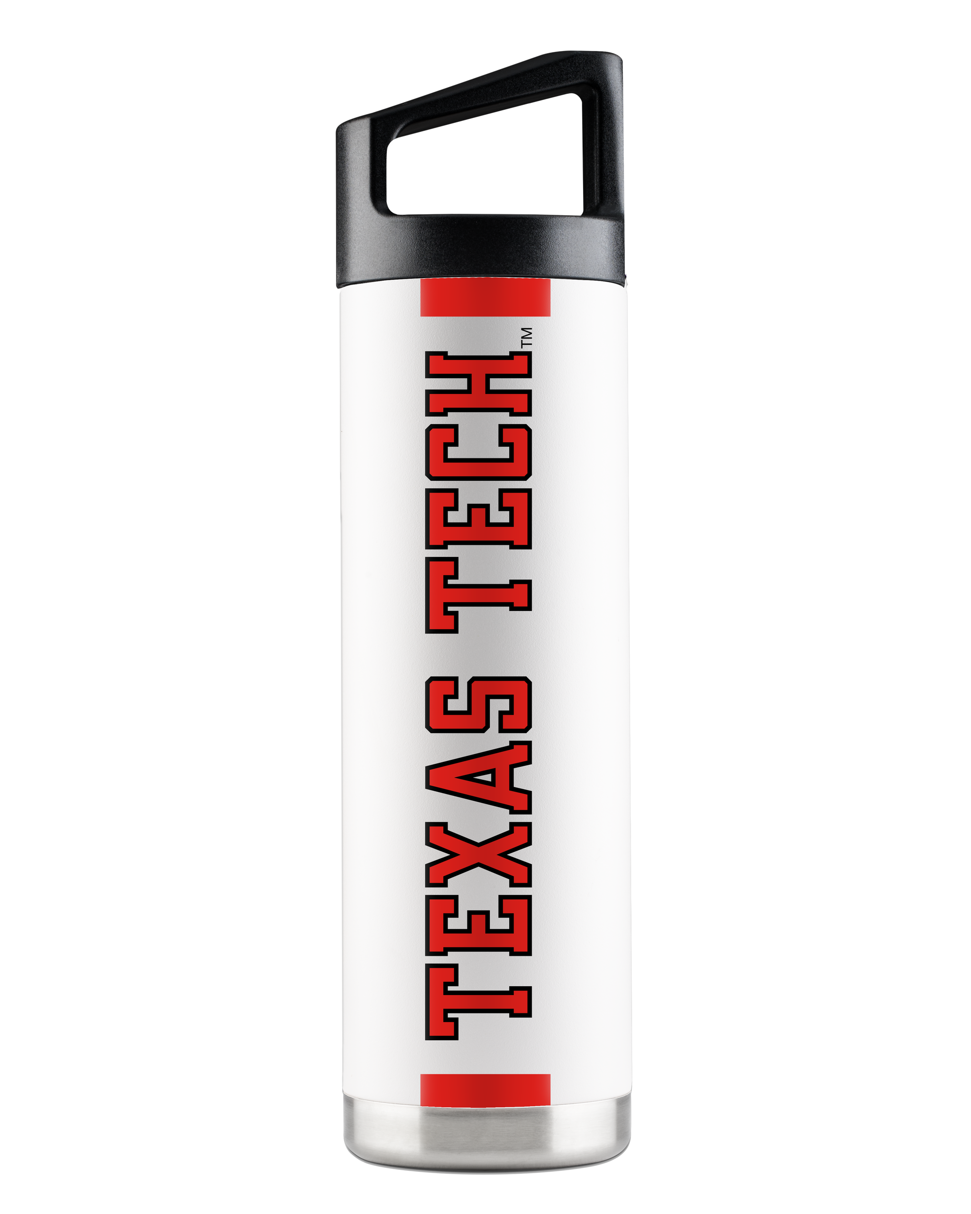 Texas Tech 22oz White Bottle