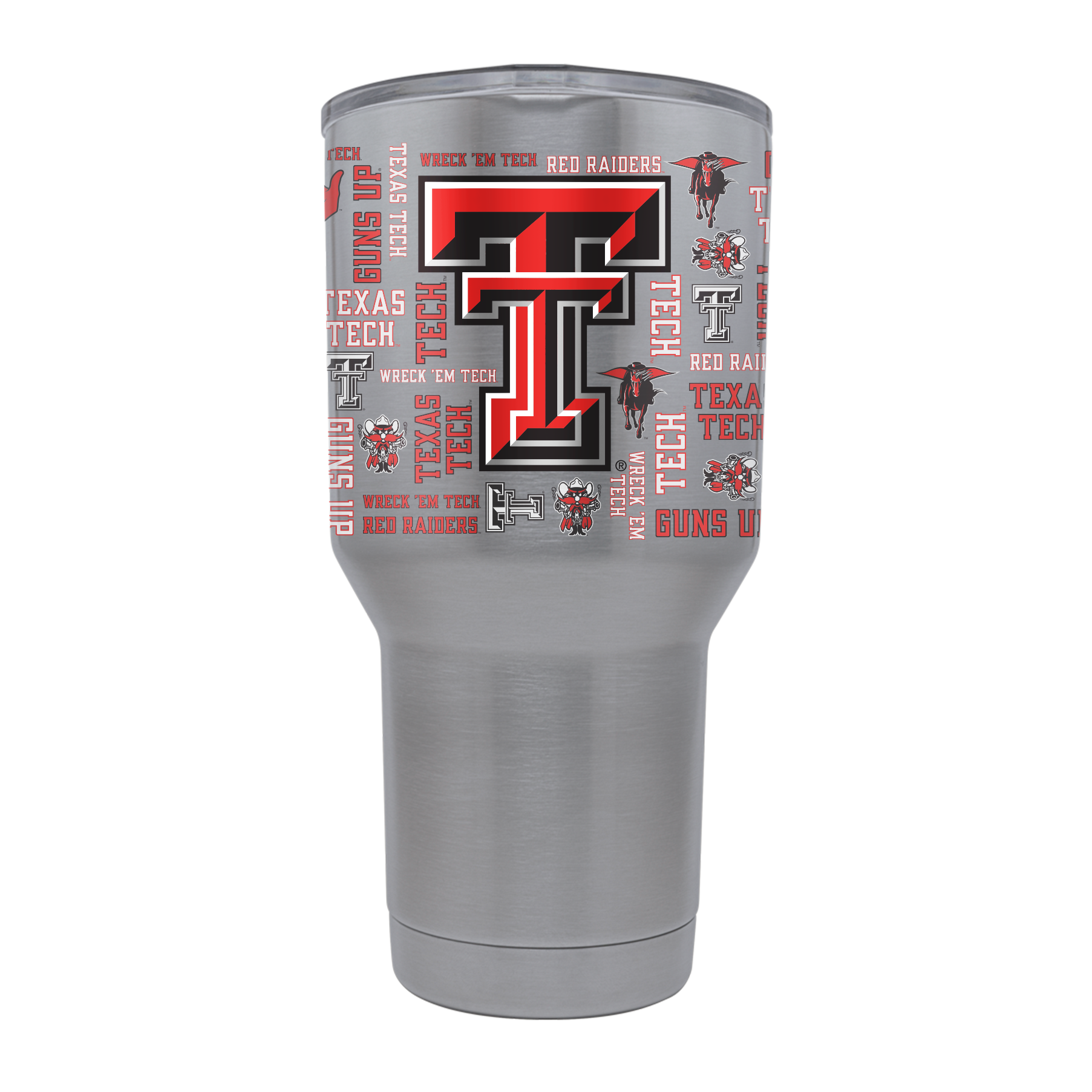Texas Tech 30oz Red Raiders Stainless Steel Tumbler - All Over