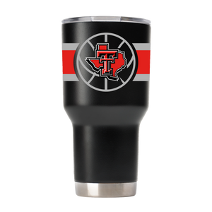 Texas Tech 30oz Red Raiders Basketball Tumbler