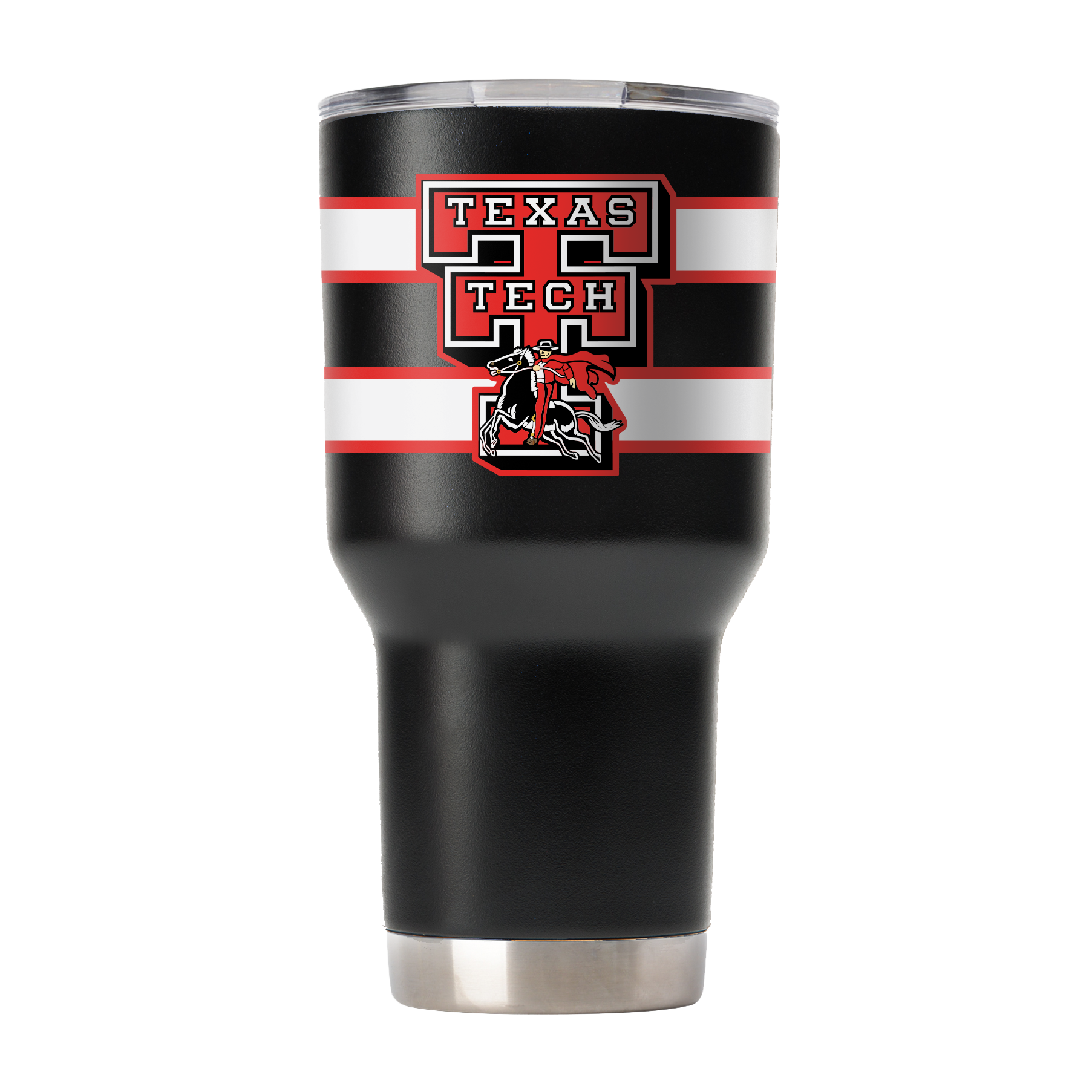 Texas Tech College Vault 30oz Black Tumbler