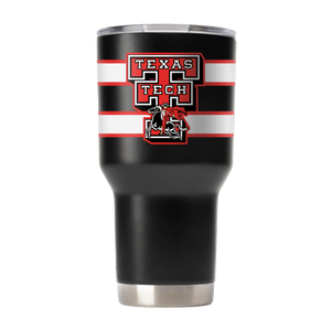 Texas Tech College Vault 30oz Black Tumbler