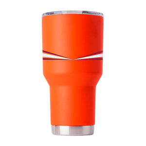 Virginia Tech College Vault 30oz Orange Tumbler