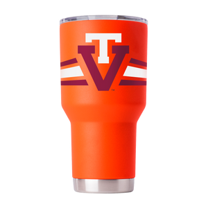 Virginia Tech College Vault 30oz Orange Tumbler