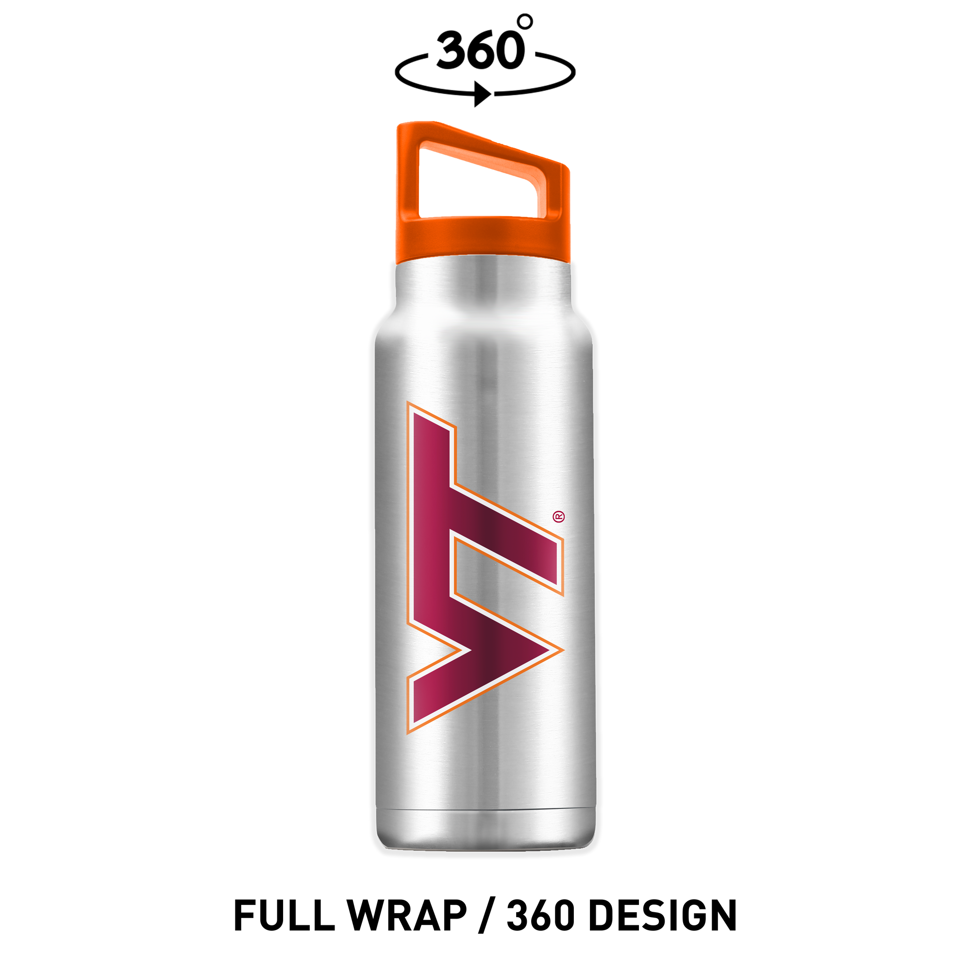 Virginia Tech 40oz Stainless Steel Bottle