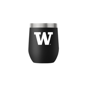 Washington 12oz Stemless Black Tumbler