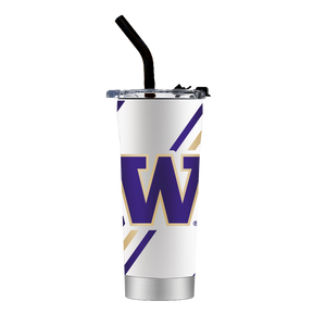 Washington White Straw Tumbler