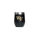 Wake Forest 12oz Stemless Black Tumbler