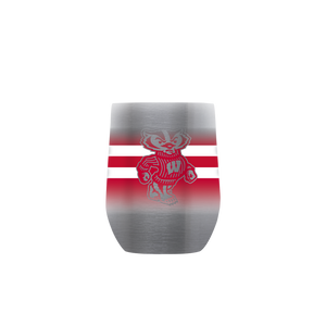 Wisconsin 12oz Stemless Tumbler