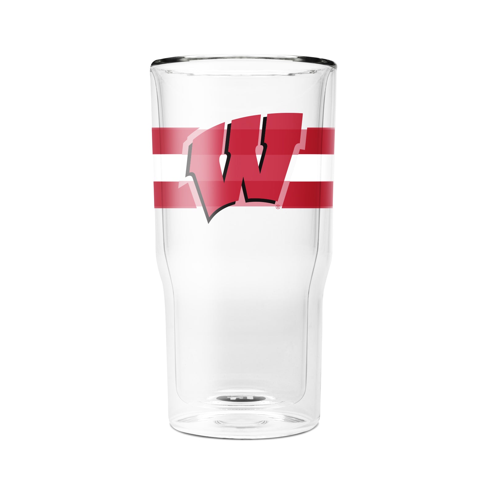 Wisconsin 16oz 2-Pack Glass Tumblers