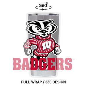 Wisconsin 20oz Stainless Steel Tumbler