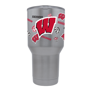 Wisconsin 30oz Stainless Steel Tumbler