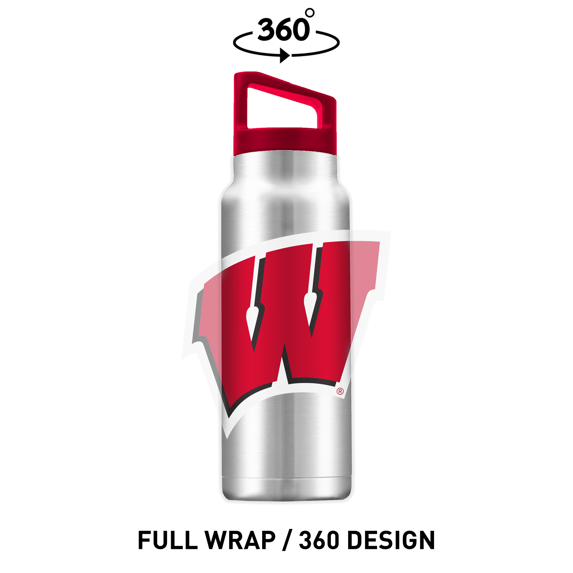 Wisconsin 40oz Stainless Steel Bottle