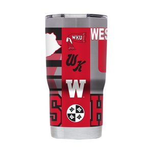 Western Kentucky College Vault 20oz Tumbler