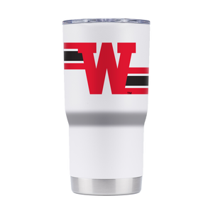 Western Kentucky College Vault 20oz White Tumbler