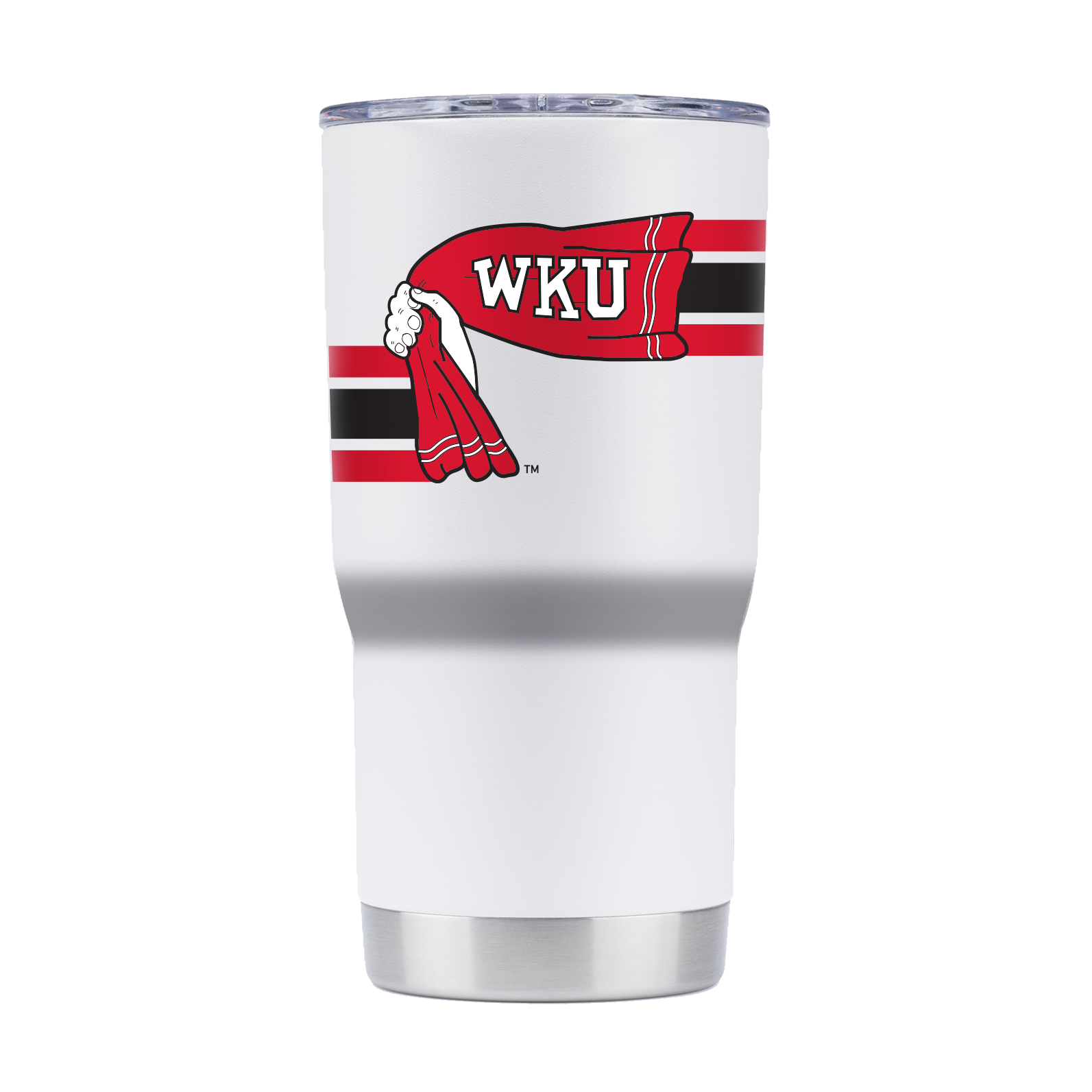 Western Kentucky College Vault 20oz White Tumbler