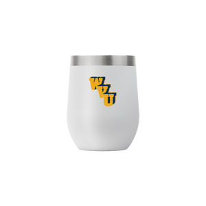 West Virginia College Vault 12oz Stemless Tumbler