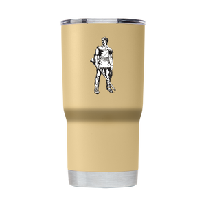 West Virginia College Vault 20oz Gold Tumbler