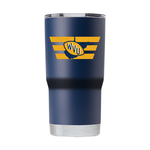 West Virginia College Vault 20oz "WVU" Tumbler