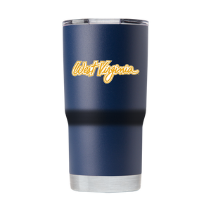 West Virginia College Vault 20oz "Circle WVU" Tumbler