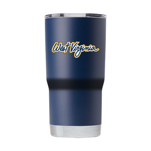 West Virginia College Vault 20oz "Block WVU" Tumbler