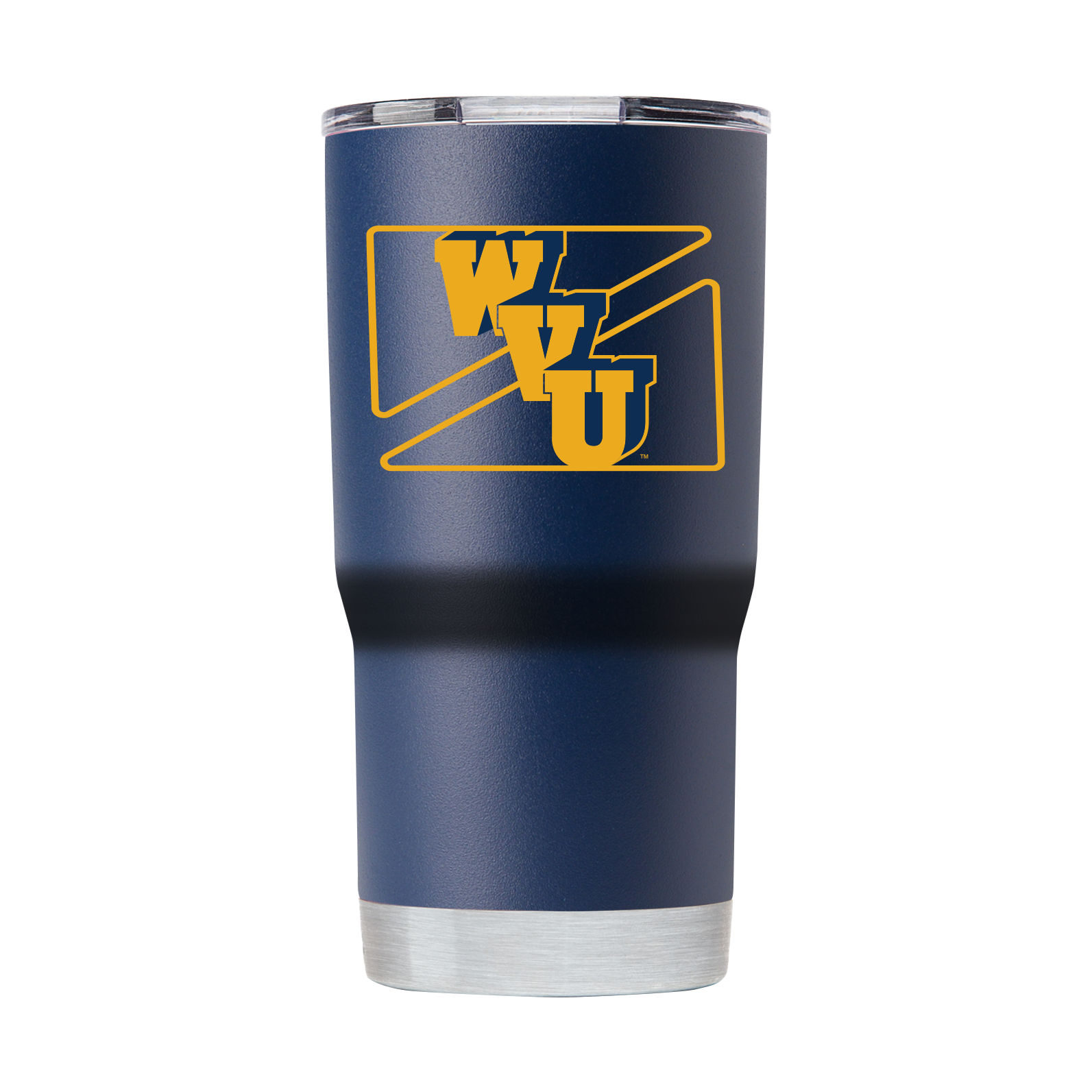 West Virginia College Vault 20oz "Block WVU" Tumbler