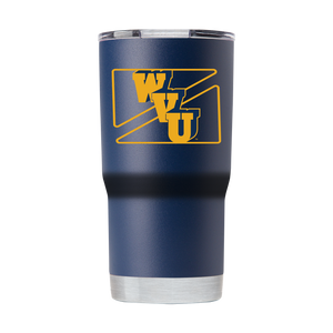 West Virginia College Vault 20oz "Block WVU" Tumbler