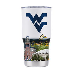 West Virginia 20oz Campus Icons Tumbler