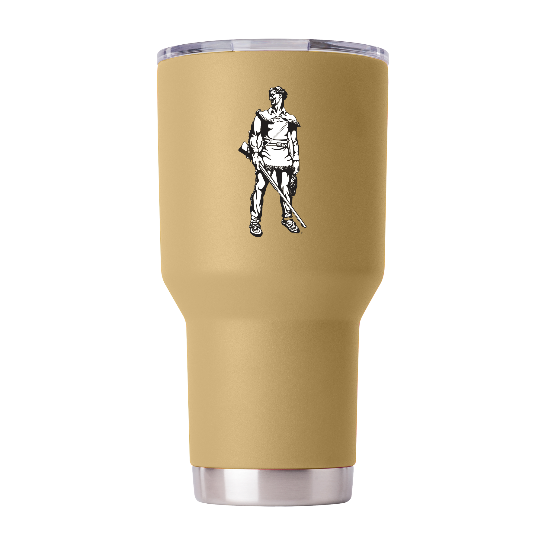 West Virginia College Vault 30oz Gold Tumbler