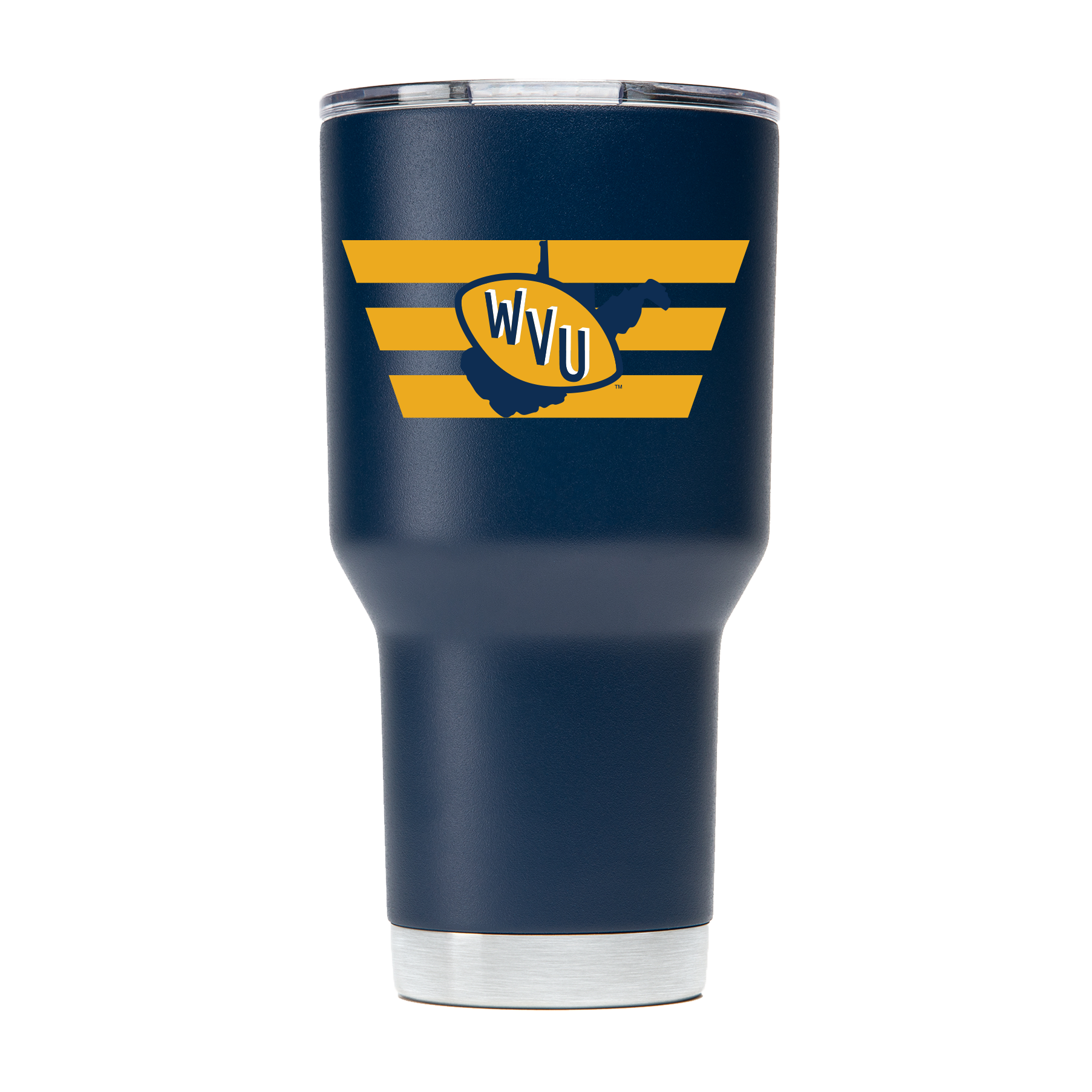 West Virginia College Vault 30oz "WVU" Tumbler