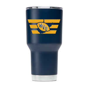 West Virginia College Vault 30oz "WVU" Tumbler