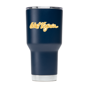 West Virginia College Vault 30oz "Circle WVU" Tumbler