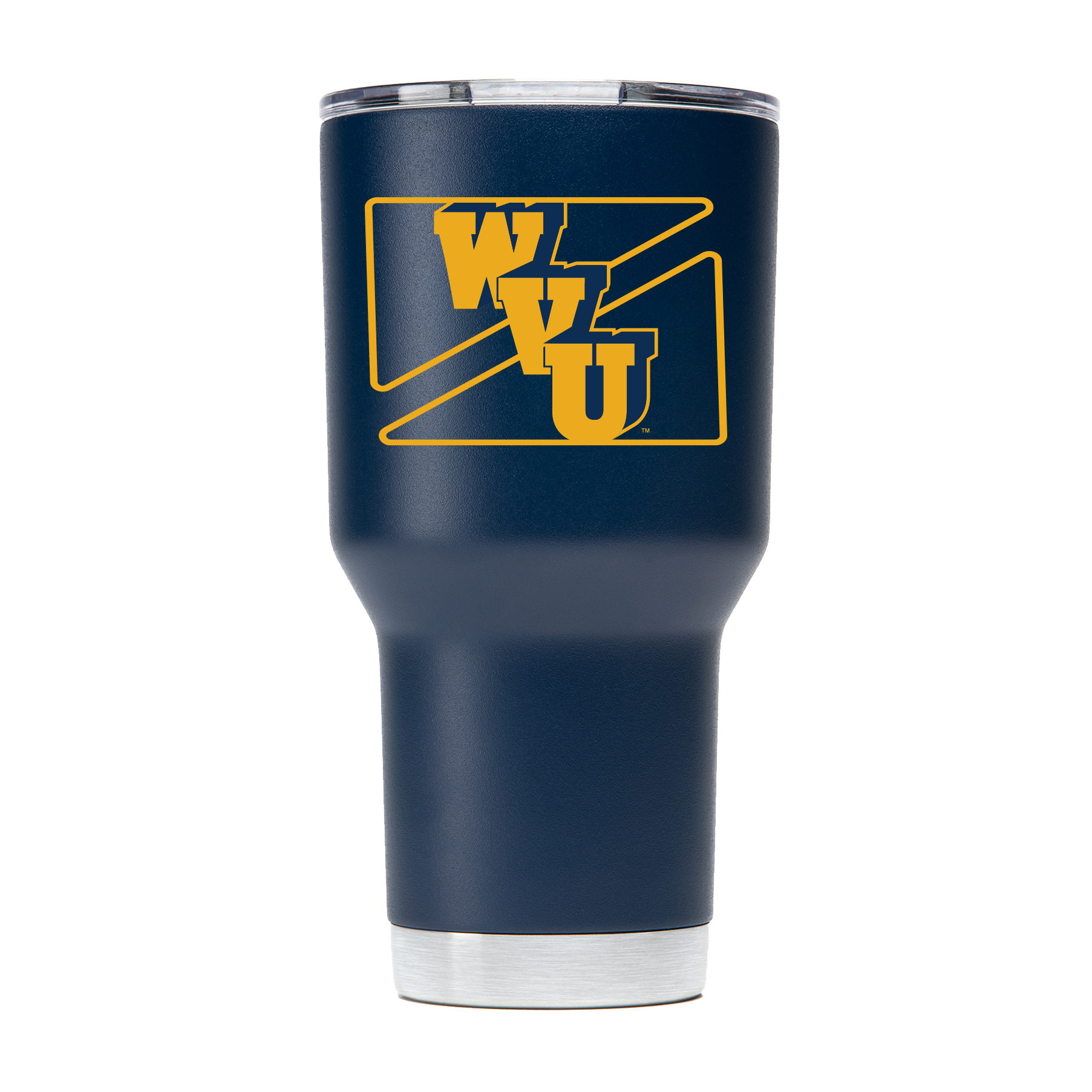 West Virginia College Vault 30oz "Block WVU" Tumbler