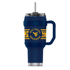 West Virginia 40oz Stainless Steel Tumbler - Navy