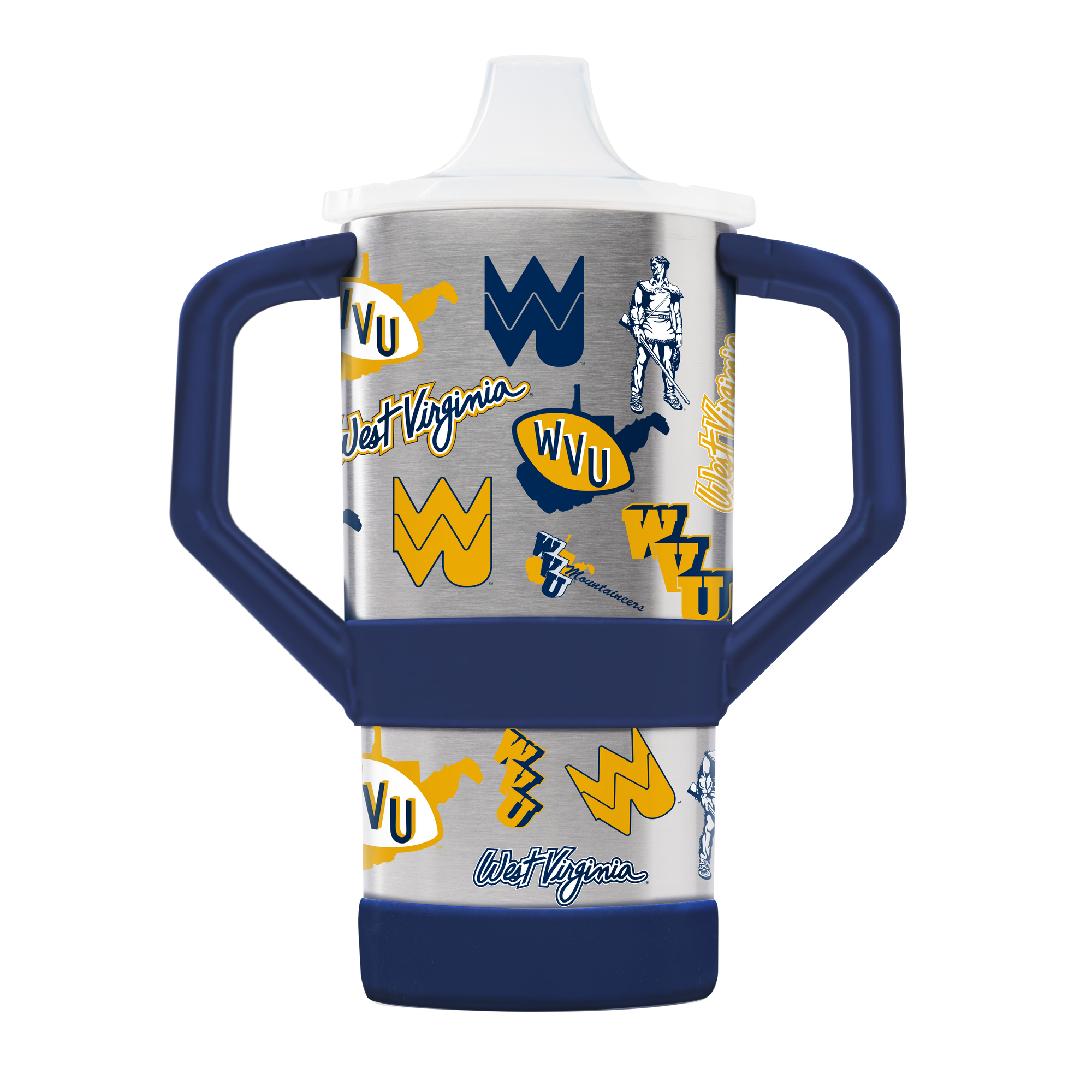 West Virginia College Vault 8oz Sippy Cup Tumbler