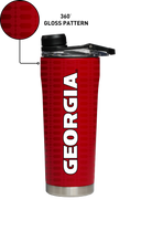 Georgia Red Stainless Steel Shaker Bottle