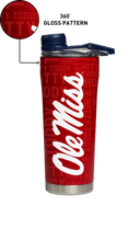 Ole Miss "Hotty Toddy" Stainless Steel Shaker Bottle