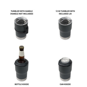 LSU Jacket 2.0 Stainless Steel Can-Bottle Holder