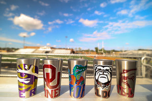 LSU Vault Collection 16oz Stainless Pint