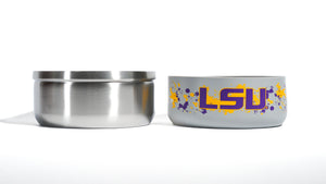 Stainless Steel Pet Bowl - LSU