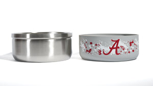 Stainless Steel Pet Bowl - Alabama