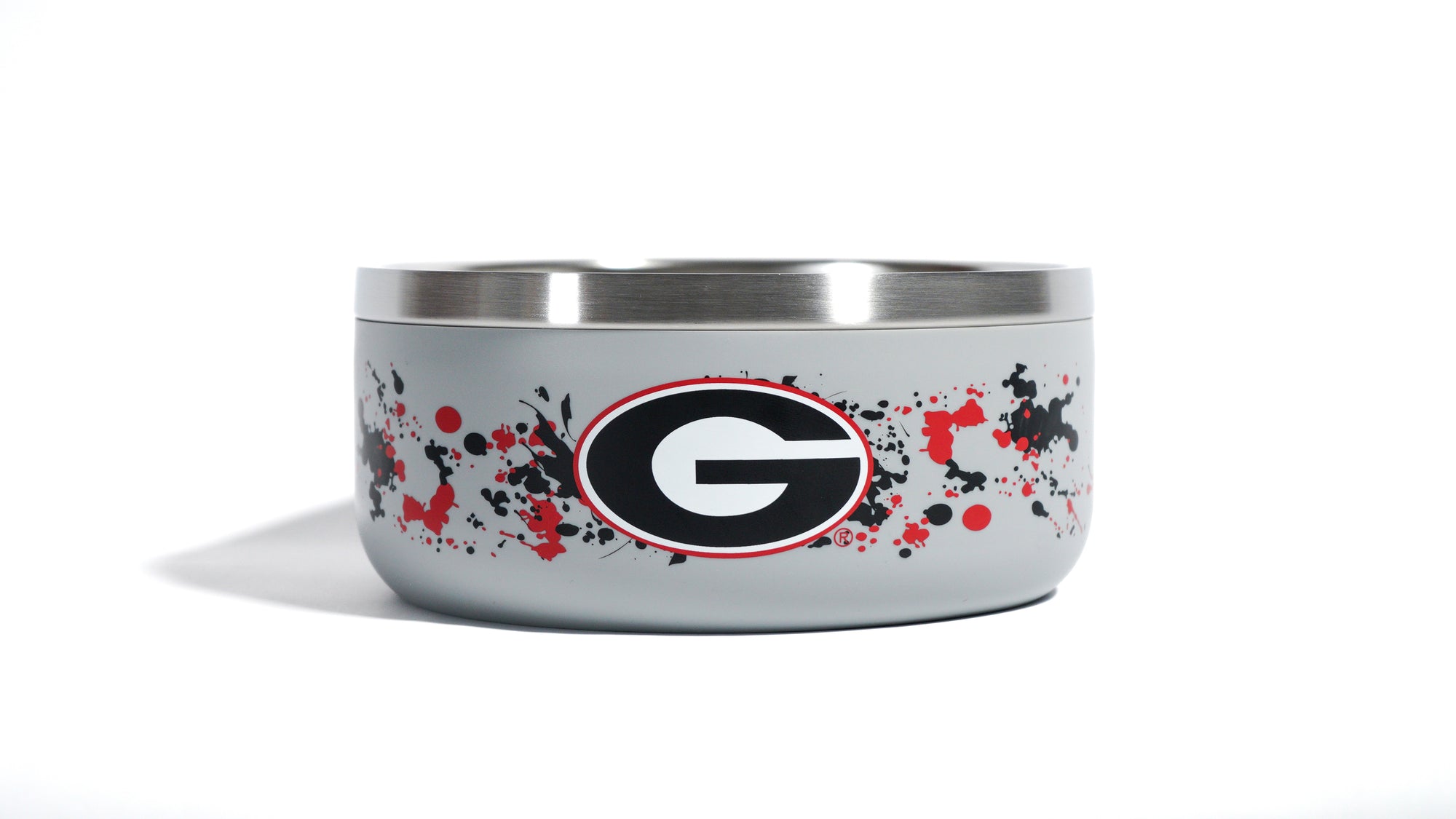 Stainless Steel Pet Bowl - Georgia Bulldogs